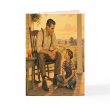 Vintage Fader Son Fars Dag-kort