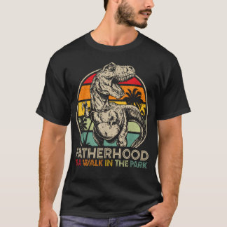 Vintage Faderskap är en promenad i parken Pappa T Shirt