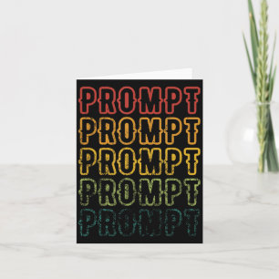 Vintage Fading Prompt Konst ABA Terapeut Kort