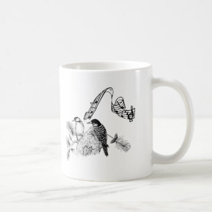Vintage Fåglar Kaffemugg