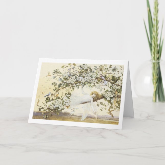 Vintage Fairy Ariel 1858 Kort (Framsida)