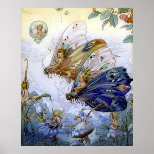 Vintage Fairy Aviators Poster (Framsidan)