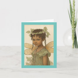 Vintage Fairy Birday Card Kort