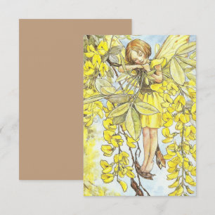 Vintage Fairy Child i ett Träd Tillfällen Card