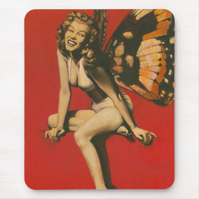Vintage Fairy Mousepad Musmatta (Framsidan)