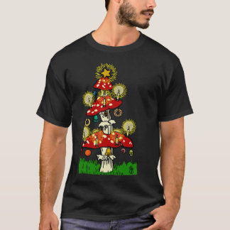 Vintage Fairy Mushroom Julgran 1 T Shirt