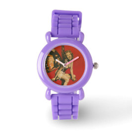 Vintage Fairy Pin-up Watch Armbandsur