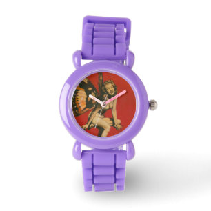 Vintage Fairy Pin-up Watch Armbandsur