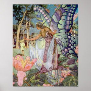 Vintage Fairy Queen Poster