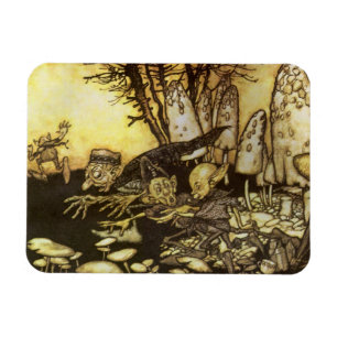 Vintage Fairy Tale, Band of Workmen by Rackham Magnet