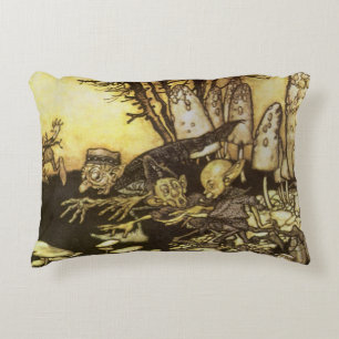 Vintage Fairy Tale, Band of Workmen by Rackham Prydnadskudde