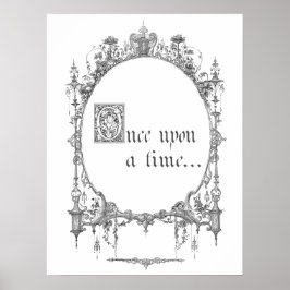 Vintage Fairy tale Bok Cover Poster