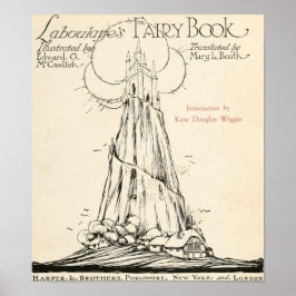 Vintage Fairy tale Bok Cover Poster