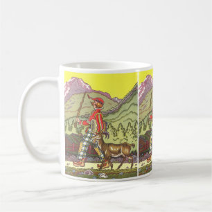 Vintage Fairy Tale, Boy and North Vind, Hauman Kaffemugg