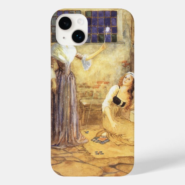 Vintage Fairy Tale Cinderella med Fairy Godmor (Baksida)