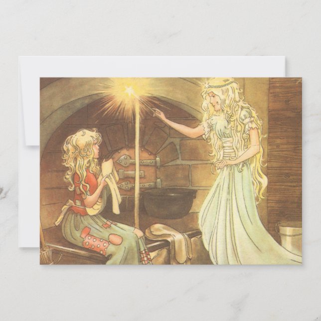 Vintage Fairy Tale, Cinderella och Fairy Godmor (Framsida)