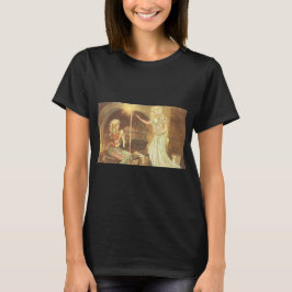 Vintage Fairy Tale, Cinderella och Fairy Godmor T-shirt