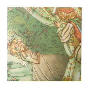 Vintage Fairy Tale Kakelplatta