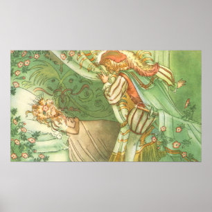 Vintage Fairy Tale Poster