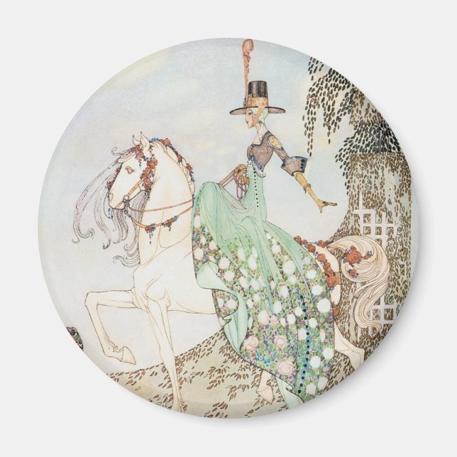 Vintage Fairy Tale, Princess Minette, Kay Nielsen Magnet (Framsidan)