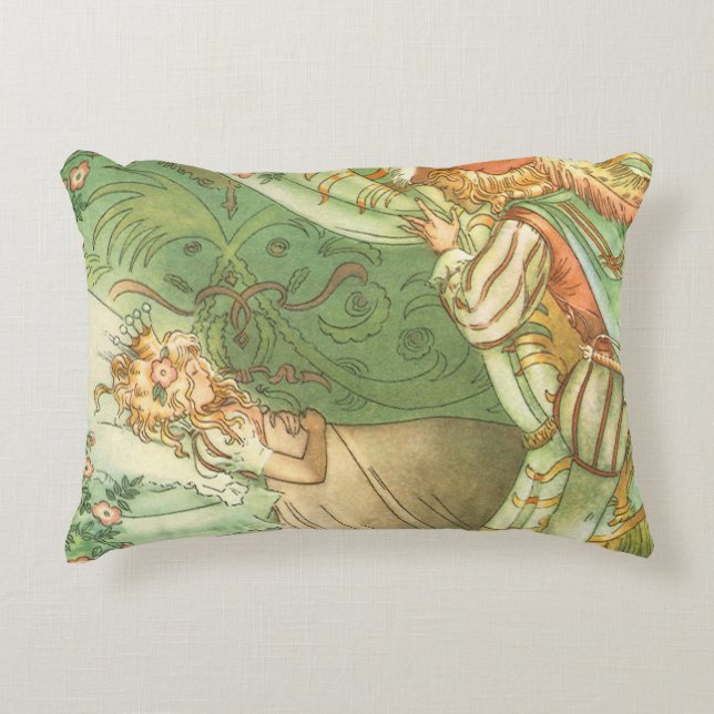 Vintage Fairy Tale Prydnadskudde (Framsidan)