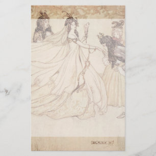 Vintage Fairy Tales, Cinderella av Arthur Rackham Brevpapper