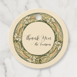 Vintage Fairytale Bröllop Gåvor Etiketter