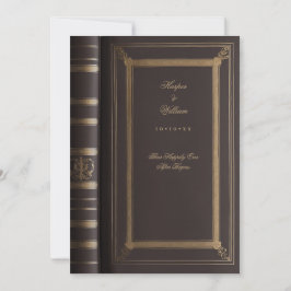 Vintage Fairytale storybook bröllopsinbjudan Inbjudningar