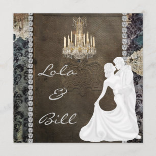 Vintage Fairytale Wedding AuthENTIC Inbjudningar