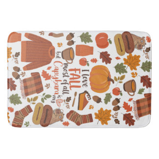 Vintage Fall Capybara badrumsmatta