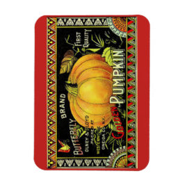 Vintage Fall Pumpkin Magnet