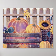 Vintage Fall pumpor höst färger vattenfärg