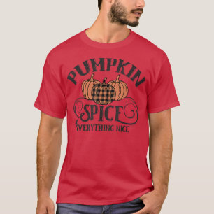 Vintage Fall Top Pumpkin Spice and All Nice T Shirt