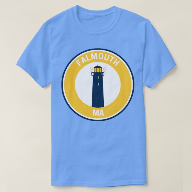 Vintage Falmouth Massachusetts T Shirt (Design framsida)