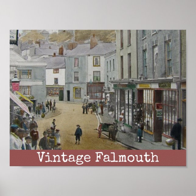 Vintage Falmouth poster (Framsidan)