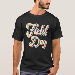 Vintage Fält-dagen för lärare och barn i slutet av T Shirt