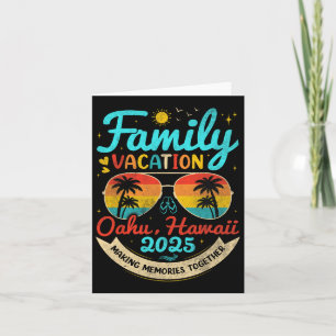 Vintage familjesemester Oahu Kort