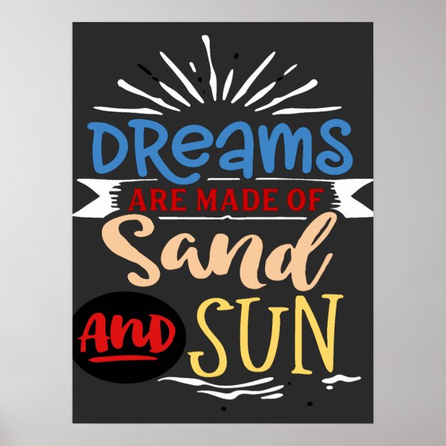 Vintage Family Beach Resa Poster (Framsidan)