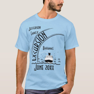 Vintage Family Reunion Cruise Destination Tee