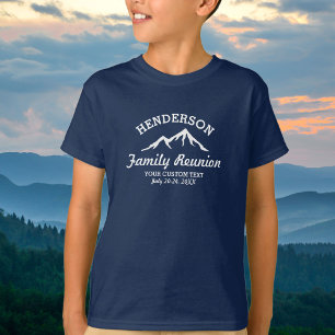 Vintage Family Reunion Resa Coola Mountain Peaks Tee