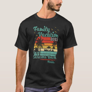 Vintage Family Vacation 2022 Florida Sarasota Beac T Shirt
