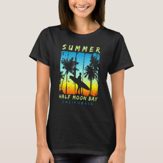Vintage Family Vacation California Halva Måne Bay  T Shirt