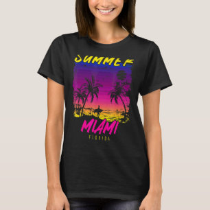 Vintage Family Vacation Florida Summer Miami Beach T Shirt
