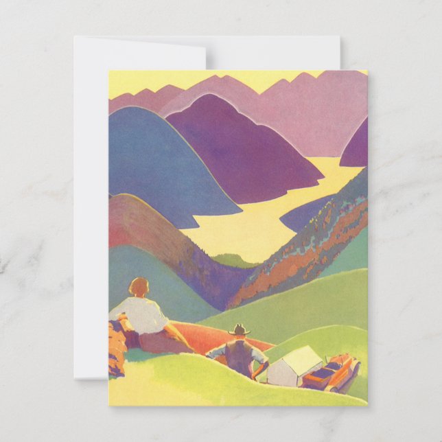 Vintage Family Vacation, Picnic i bergen (Framsida)