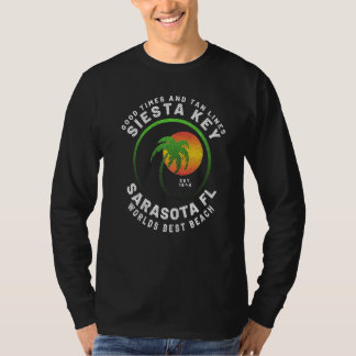 Vintage Family Vacation Travel Florida Siesta Nyck T Shirt