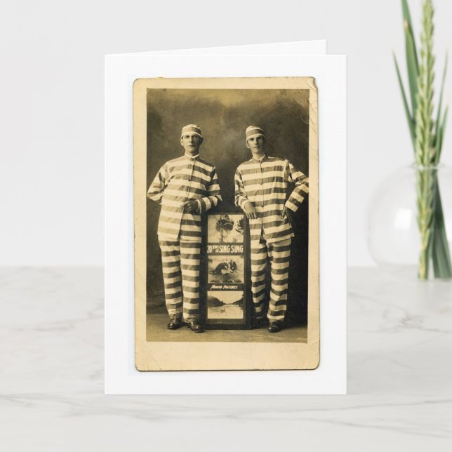 Vintage Fångar Kort (Framsida)