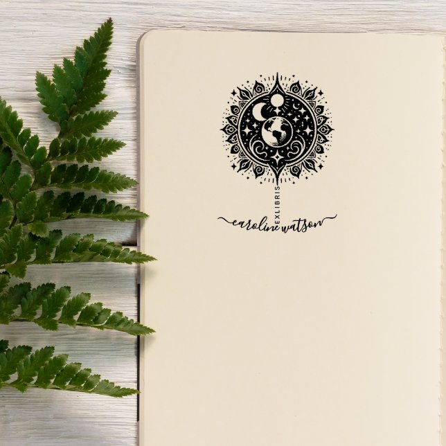 Vintage fantasi Träd från bibliotek Stämpel (Skapare uppladdad)