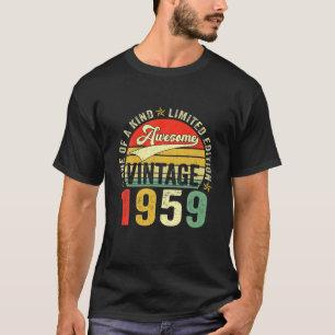 Vintage Fantastisk 63 år gammal 1959 63Rd födelsed T Shirt