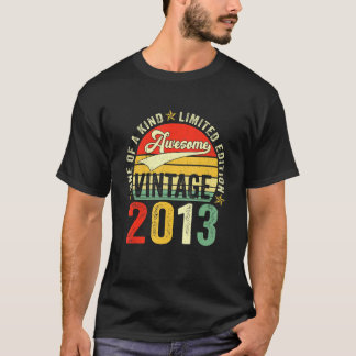 Vintage Fantastisk 9 år gammal 2013 9:e födelsedag T Shirt