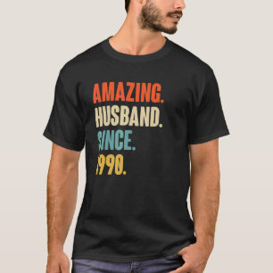 Vintage Fantastisk Make sedan 1990 32 Bröllop Aniv T Shirt